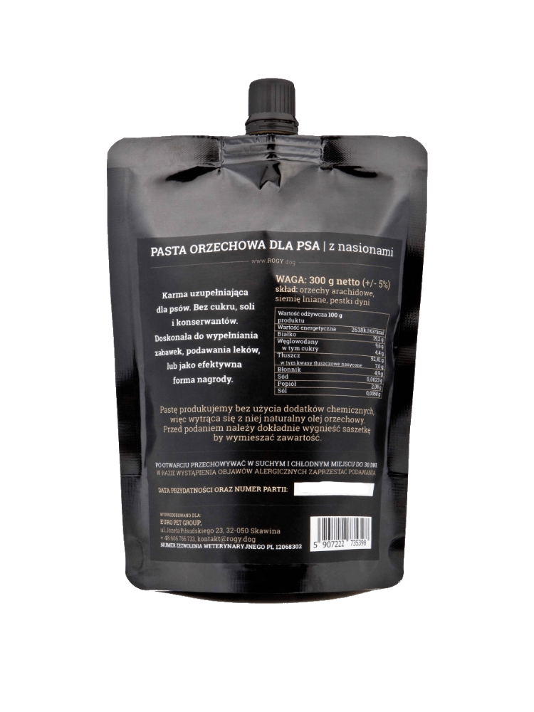 Pasta orzechowa dla psa, 300 g