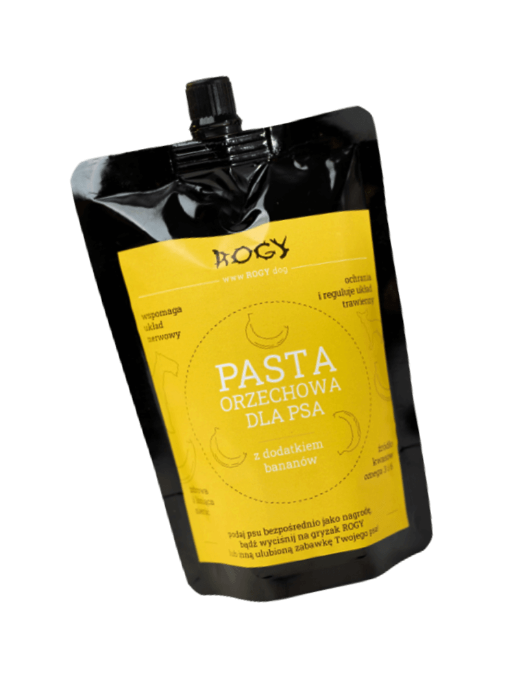 Pasta orzechowa bananowa dla psa, 300 g