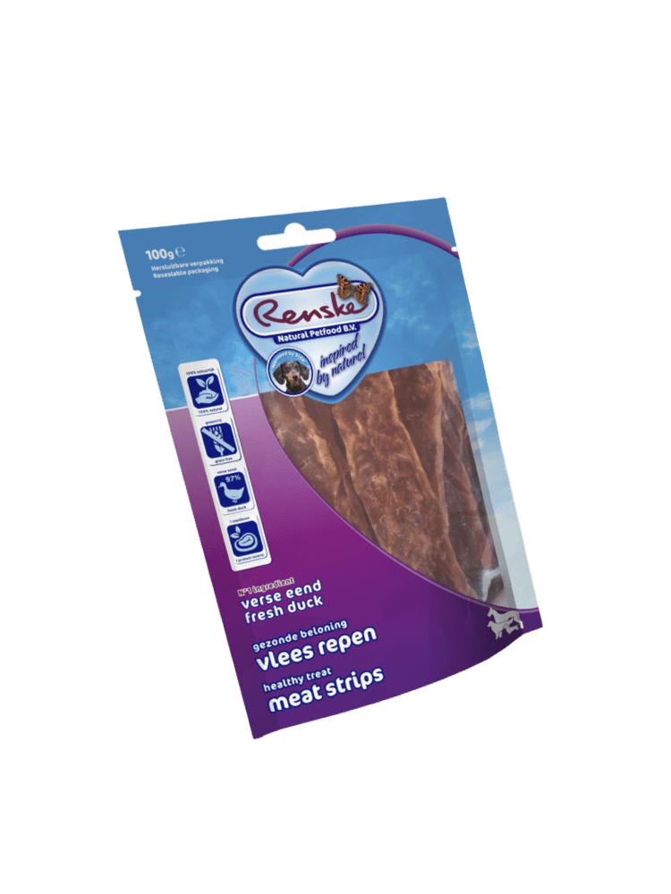 Healthy meat strips Duck – suszone płaty mięsa kaczki 100 g