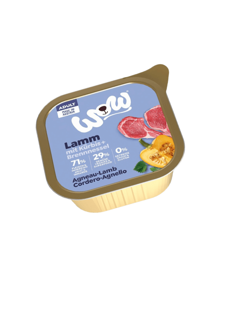 Lamm mit Kürbis – jagnięcina z dynią i pokrzywą karma dla psa 400 g