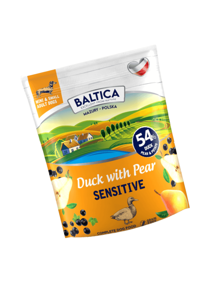 Sucha Karma Duck with Pear, Kaczka z Gruszką -małe rasy, 1 kg (Data ważności 03.02.2026)
