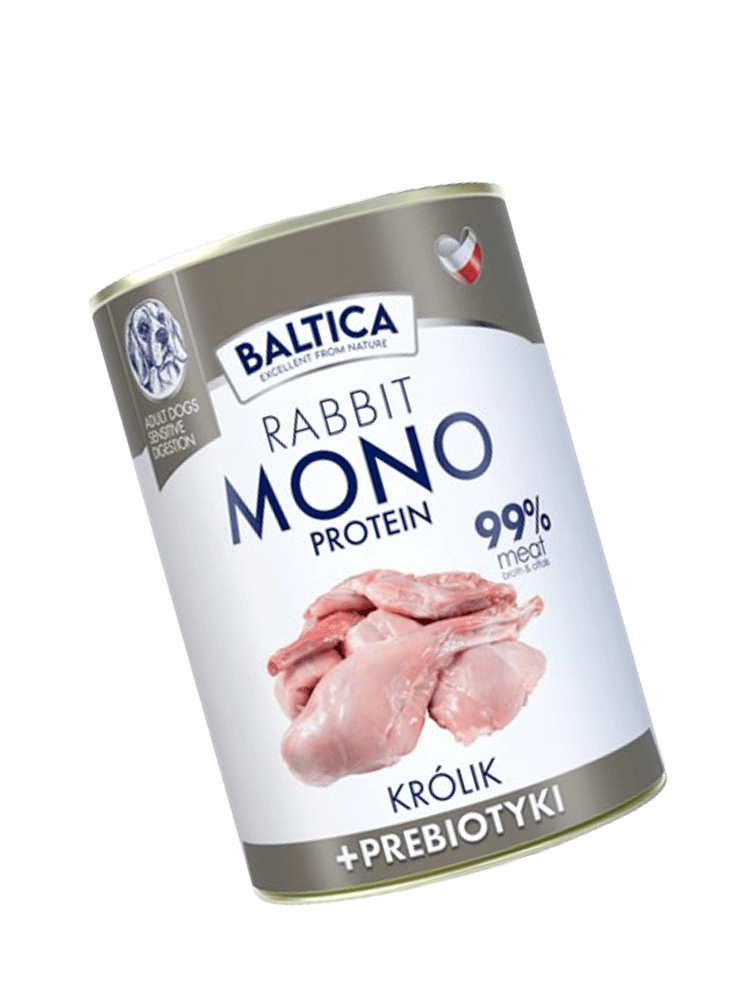 Mokra Karma Mono królik z prebiotykami 400 g