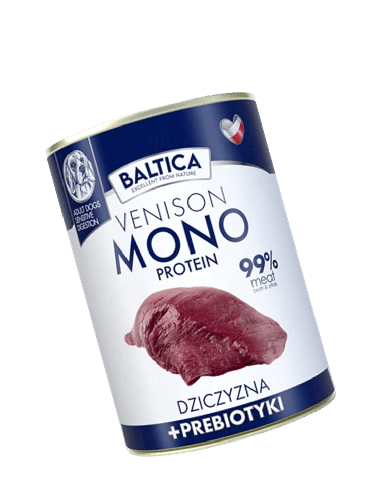 Mokra Karma Mono dziczyzna z prebiotykami 400 g