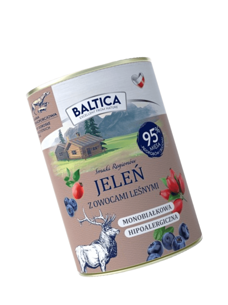Mokra Karma jeleń z owocami leśnymi, 400 g