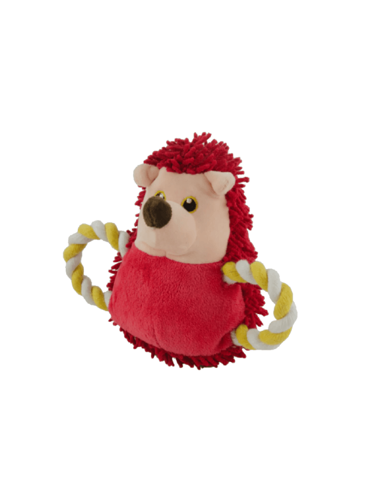 Hedgie Pull Me Red – Pociągnij mnie Czerwony jeżyk  – zabawka dla psa 26 cm