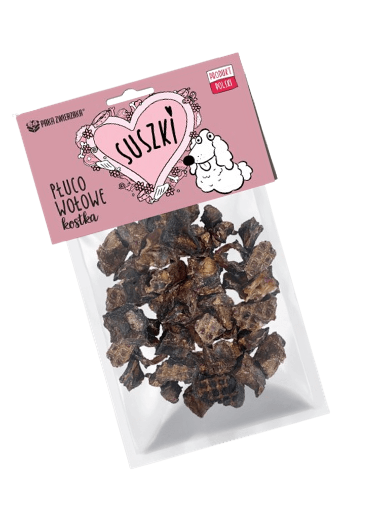 Suszki Płuco wołowe – kostka 100 g