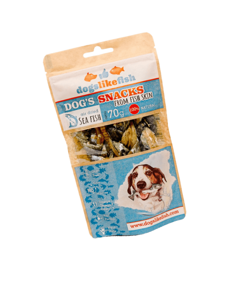 Warkoczyki ze skóry dorsza 70g