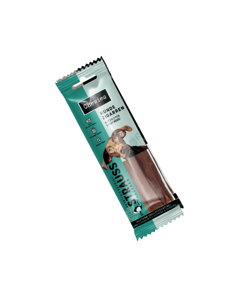 Kabanosy ze Strusia z maliną i porzeczką, 75 g, 3 sztuki