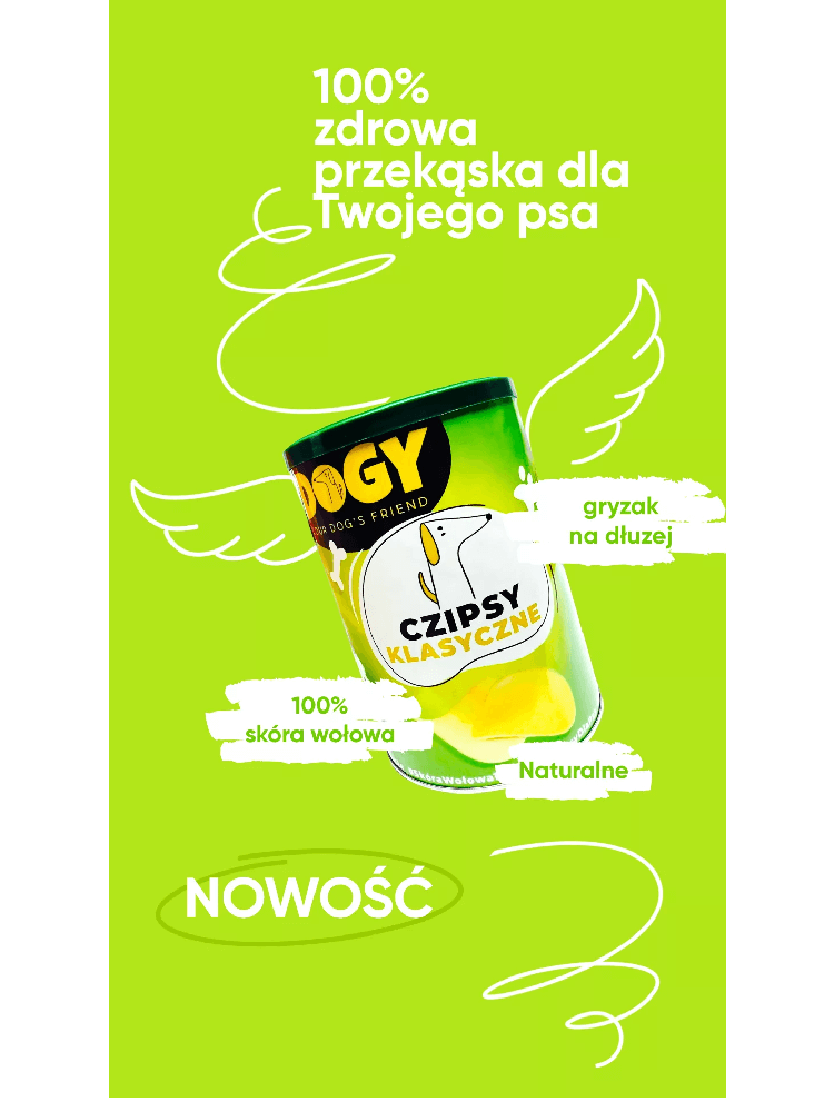 Czipsy dla psa Klasyczne 120 g