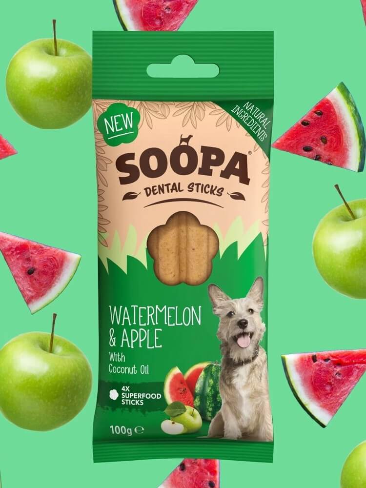 Dental Stick Watermelon & Apple – Arbuz i Jabłko 100 g/4 szt.