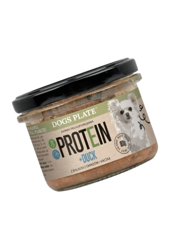 Protein + Duck – mokra karma dla psów z mięsa kaczki i białka owadów 180 g
