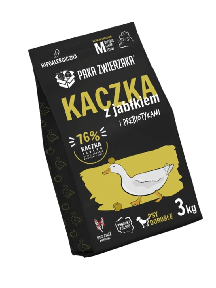 Karma sucha Seventh Heaven Kaczka z jabłkiem “M” średnie i duże psy  3 kg