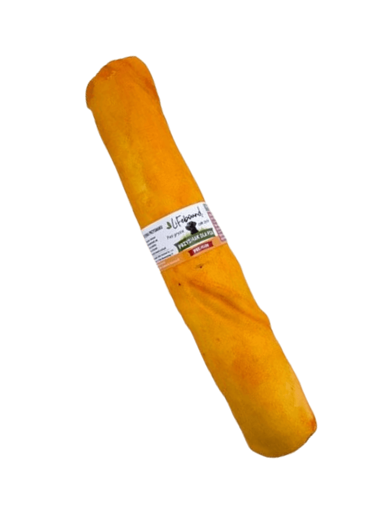 Kość prosta, kolagenowy gryzak, pizza  długa 22,8-25,4 cm