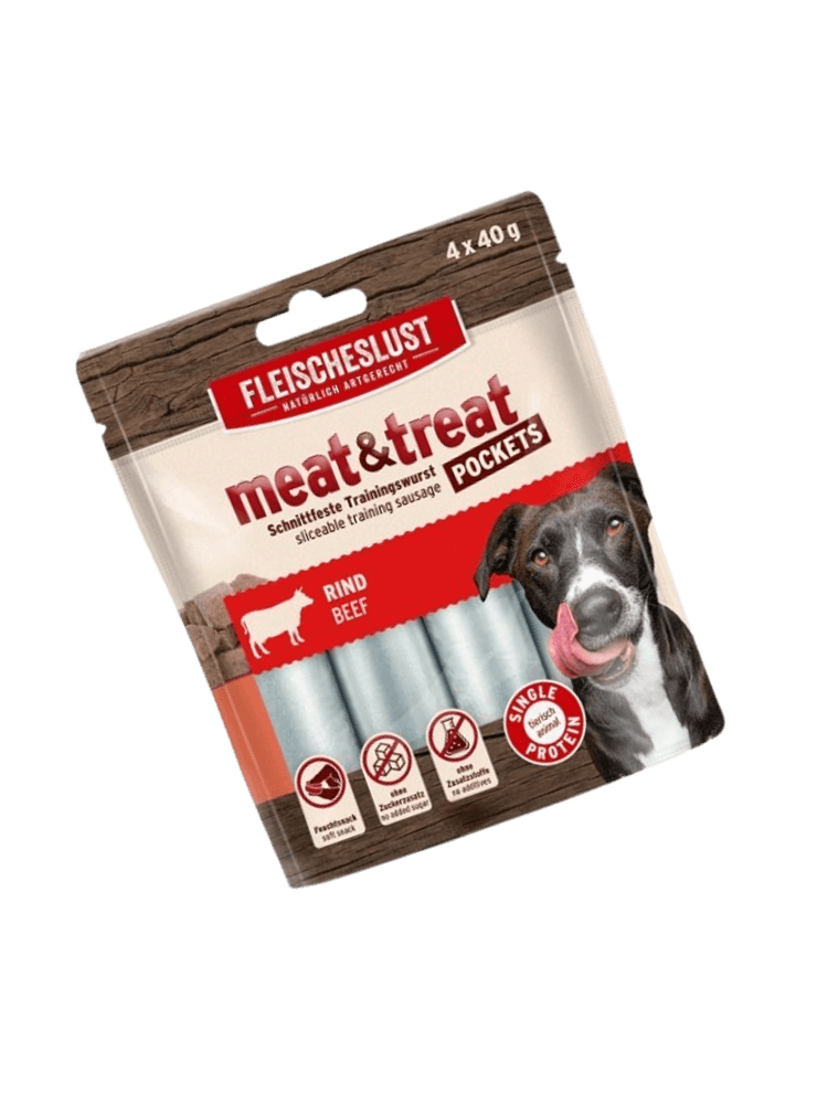 Meat & trEAT 2.0 Beef 4×40 g – Kiełbasa Wołowina