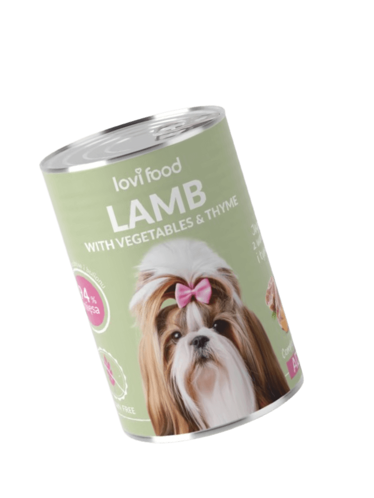 Lamb with Vegetables 400g – mokra karma dla psa, z jagnięciną, warzywami i tymiankiem