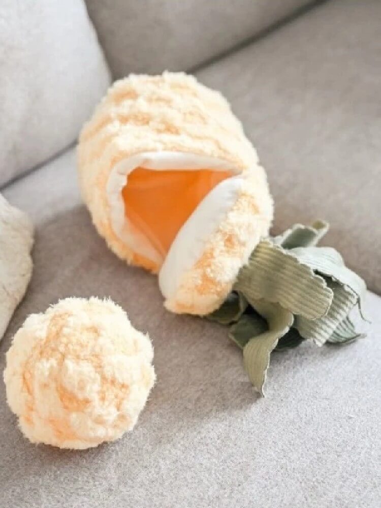 Ananas z piłką – Zabawka węchowa dla psa 18 cm
