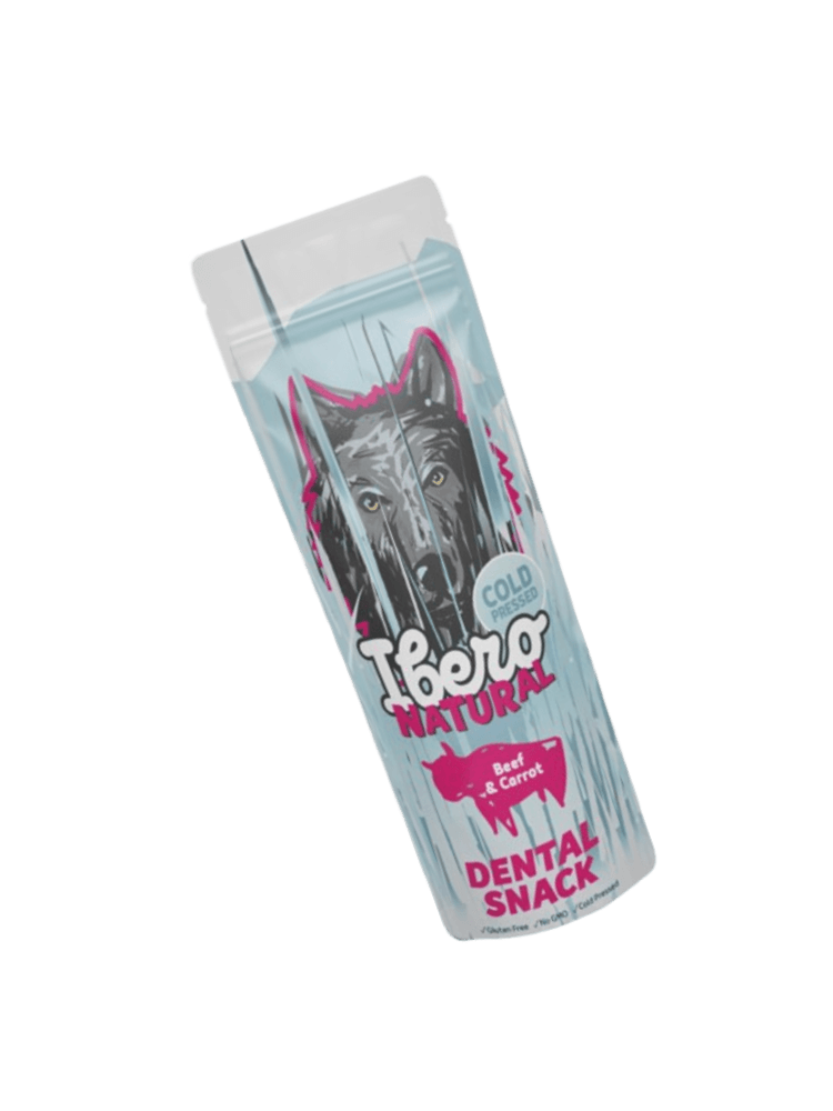 Natural Dental Snack  z wołowiną  i marchewką – S/M (3 szt.)