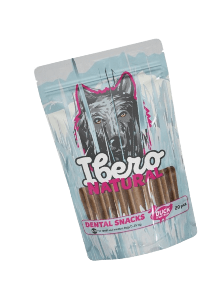 Natural Dental Snack kaczka z burakiem S/M, 20 szt.