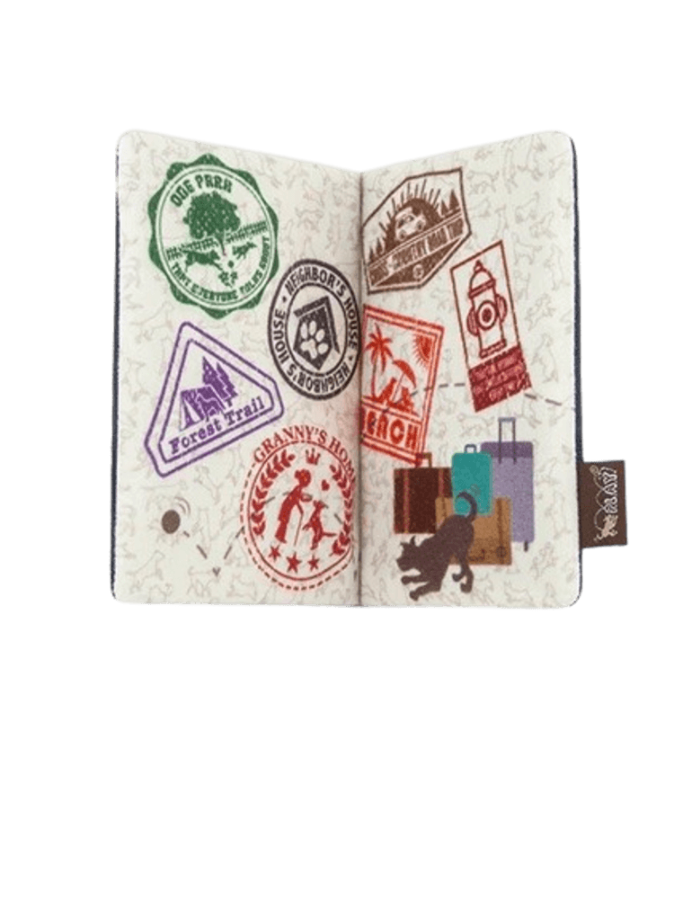 Globetrotter Toy Passport – Paszport – zabawka dla psa
