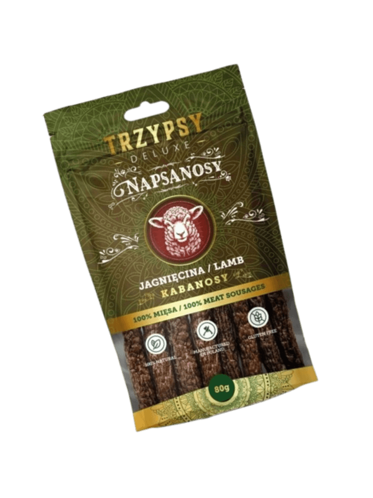 Napsanosy Kabanosy Jagnięcina – 100% mięsa 80 g