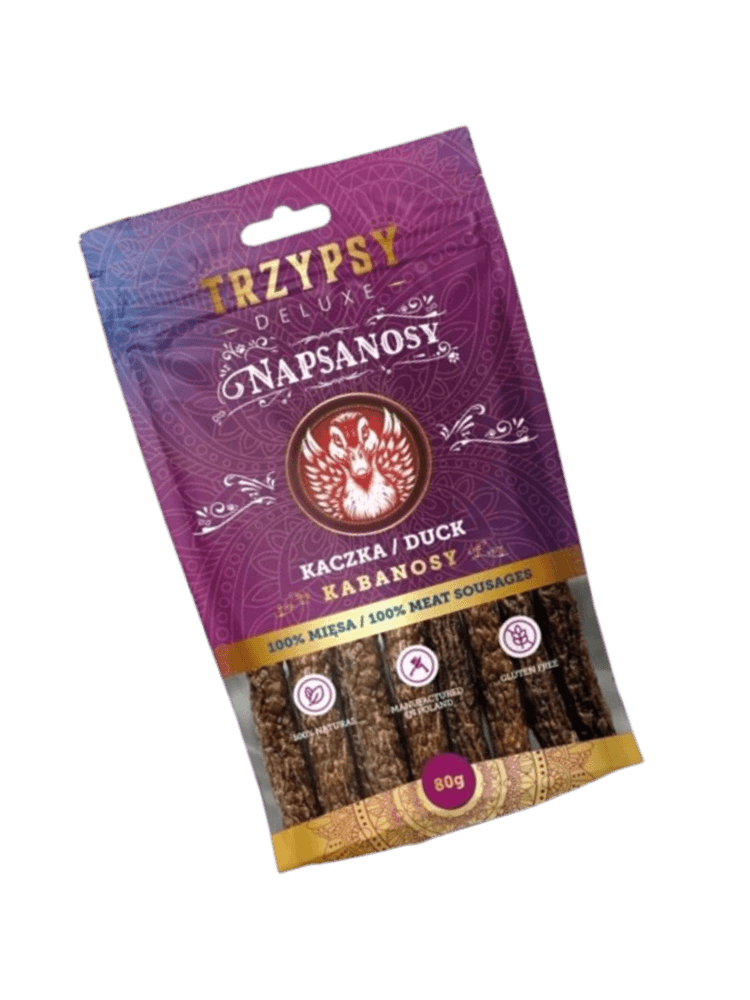 Napsanosy Kabanosy Kaczka – 100% mięsa 80 g