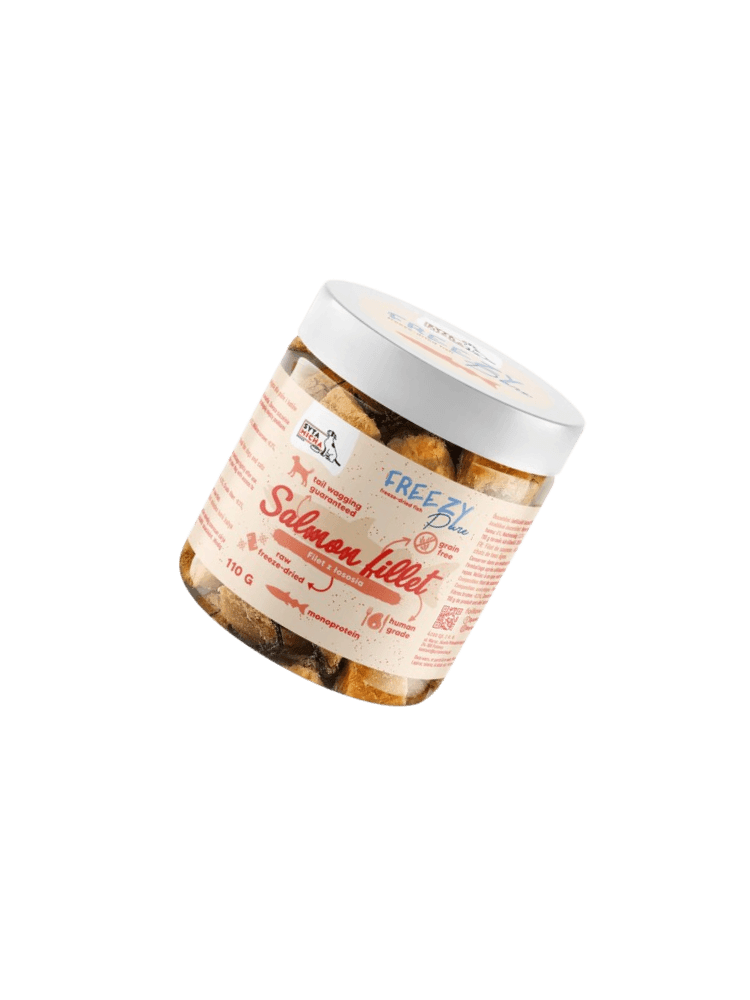 100% liofilizowany filet łososia dla psa 110 g FREEZY Pure