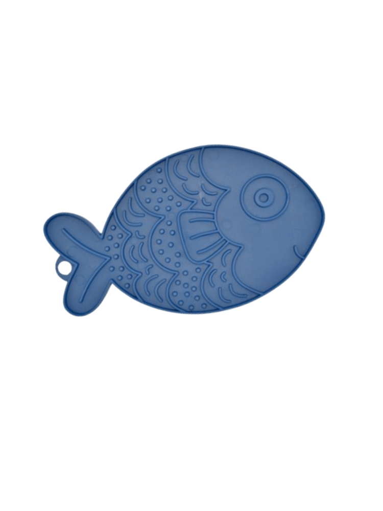 Fishka niebieska – antypoślizgowa mata spowalniająca jedzenie