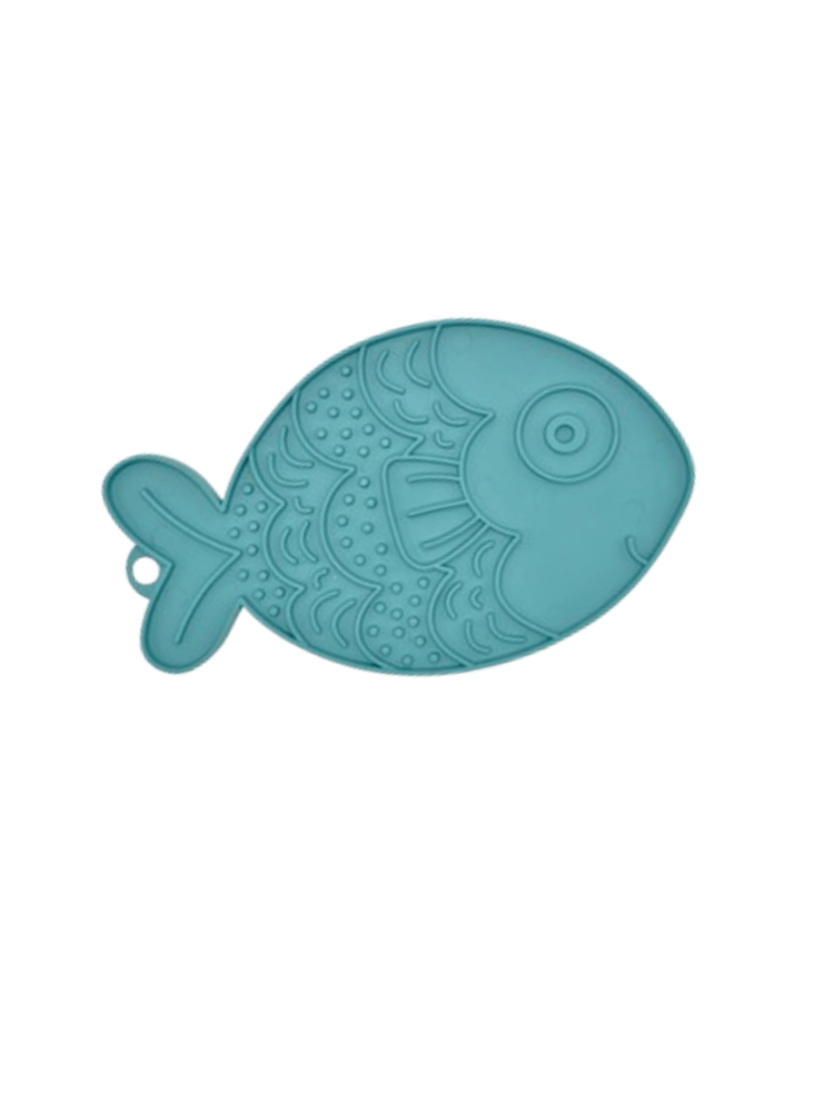 Fishka turkusowa – antypoślizgowa mata spowalniająca jedzenie