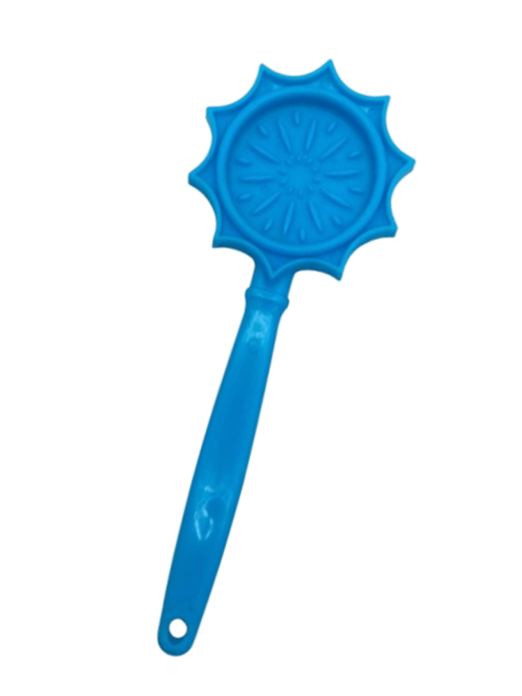 Flower  Lick Stick Hand-Held Interactive Enrichment Toy – interaktywna zabawka kij do lizania motyw kwiatka, niebieski