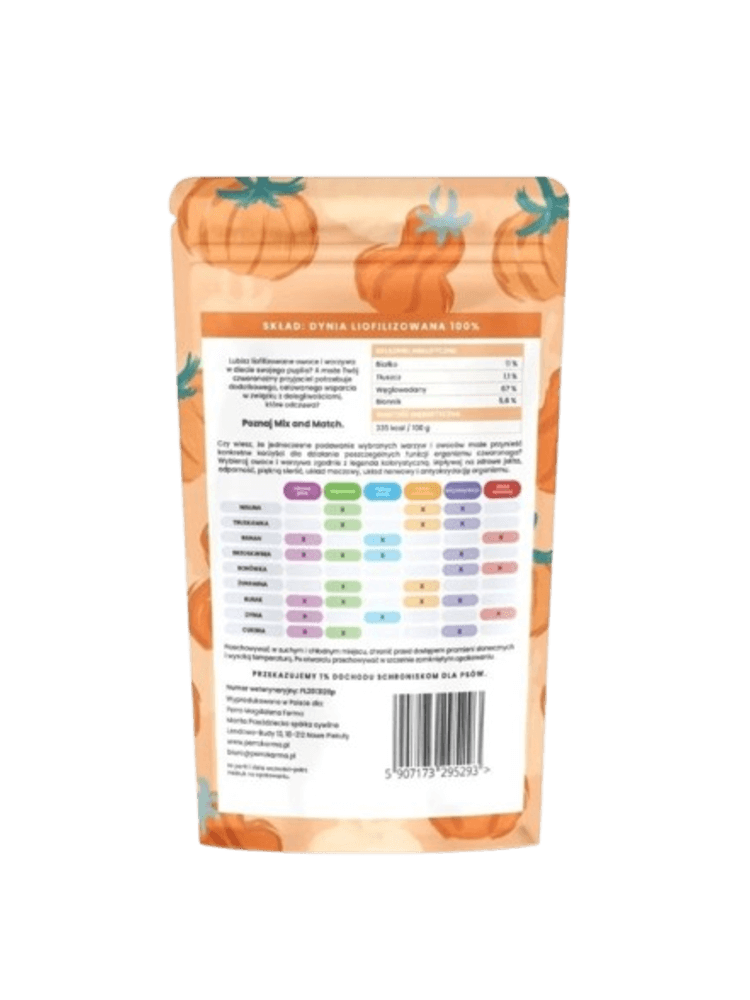MIX & MATCH Dynia Przysmaki liofilizowane 15 g