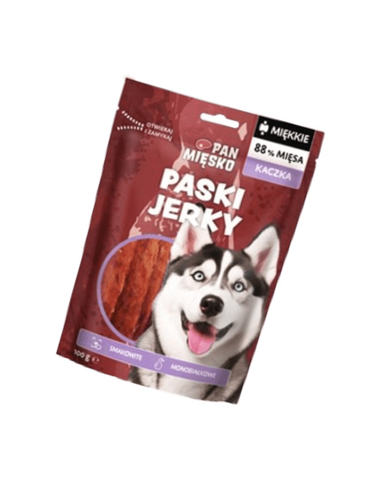 Przysmak dla psa Paski Jerky Kaczka 100 g
