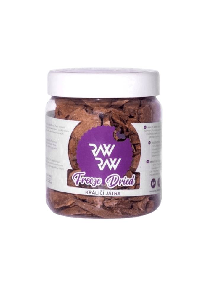 Wątroba królicza liofilizowane przysmaki 80 g