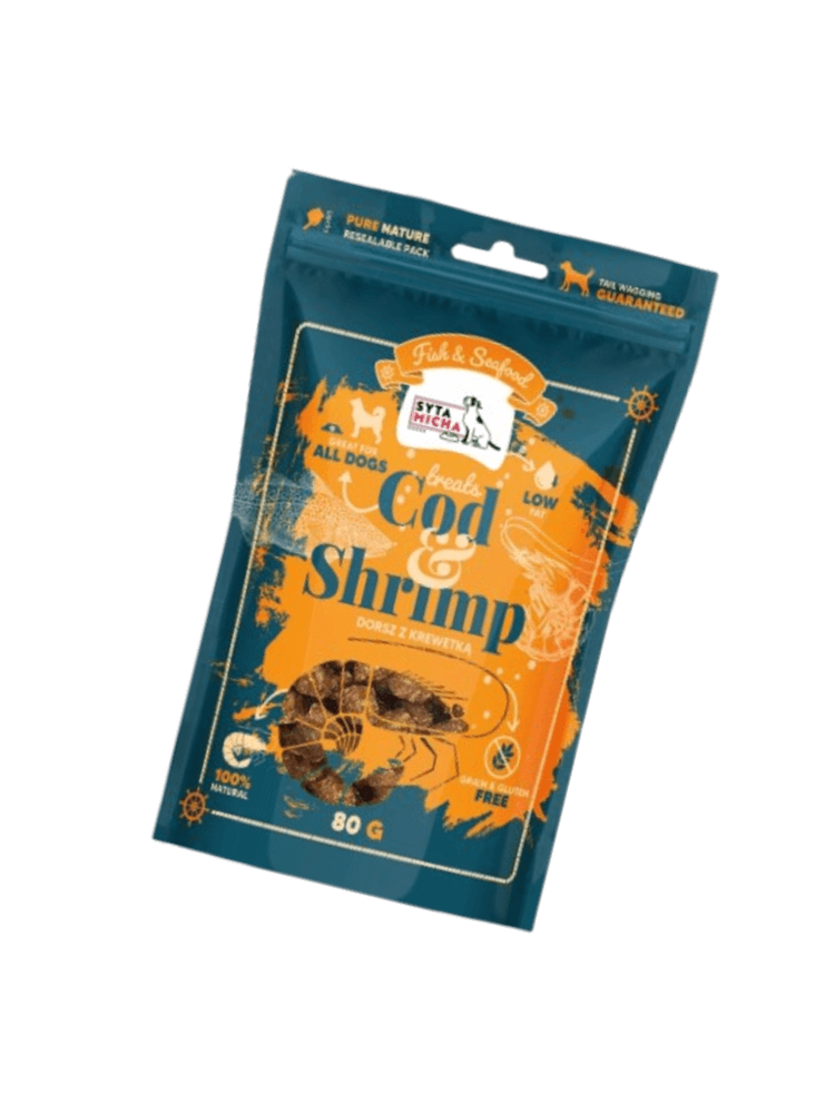 Fish & SeaFood dorsz z krewetką dla psa 80 g