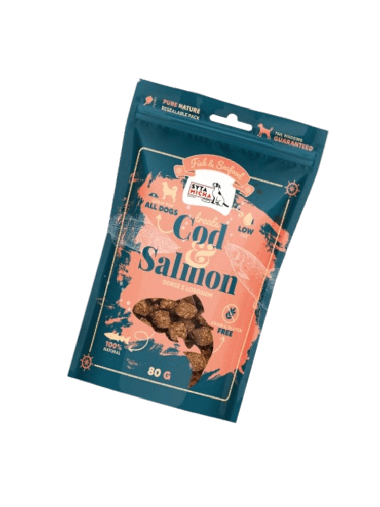 Fish & SeaFood dorsz z łososiem dla psa 80 g