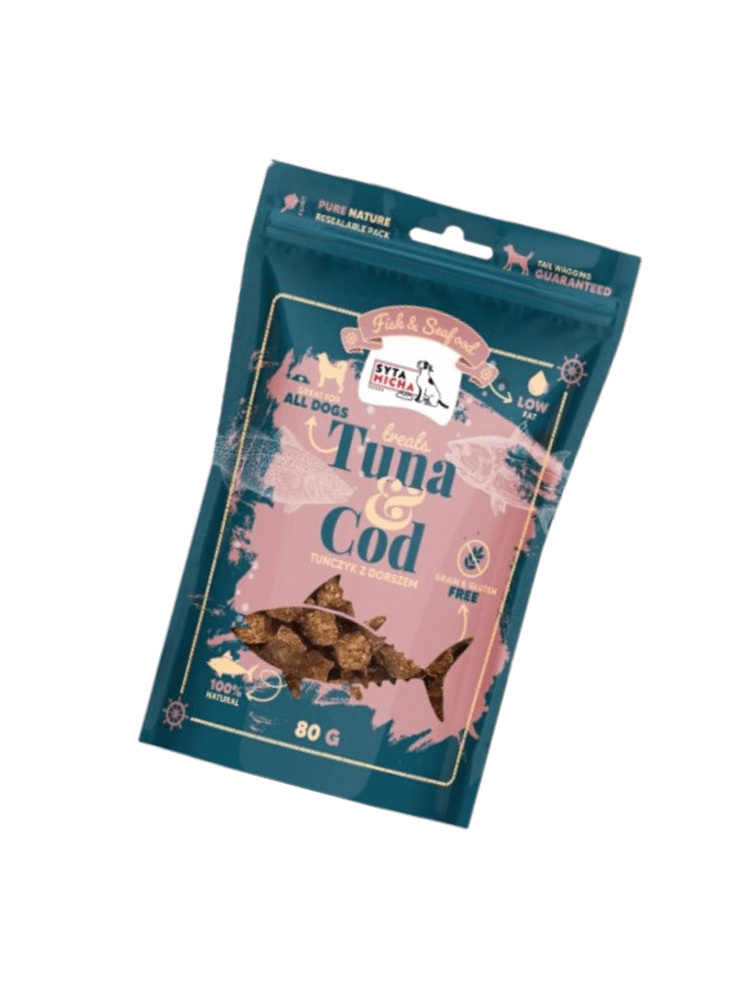 Fish & SeaFood tuńczyk z dorszem dla psa 80 g