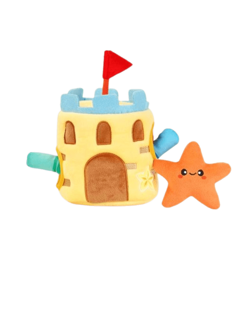 Beach Daze – Sand Castle – Zabawka węchową dla psa – zamek z akcesoriami