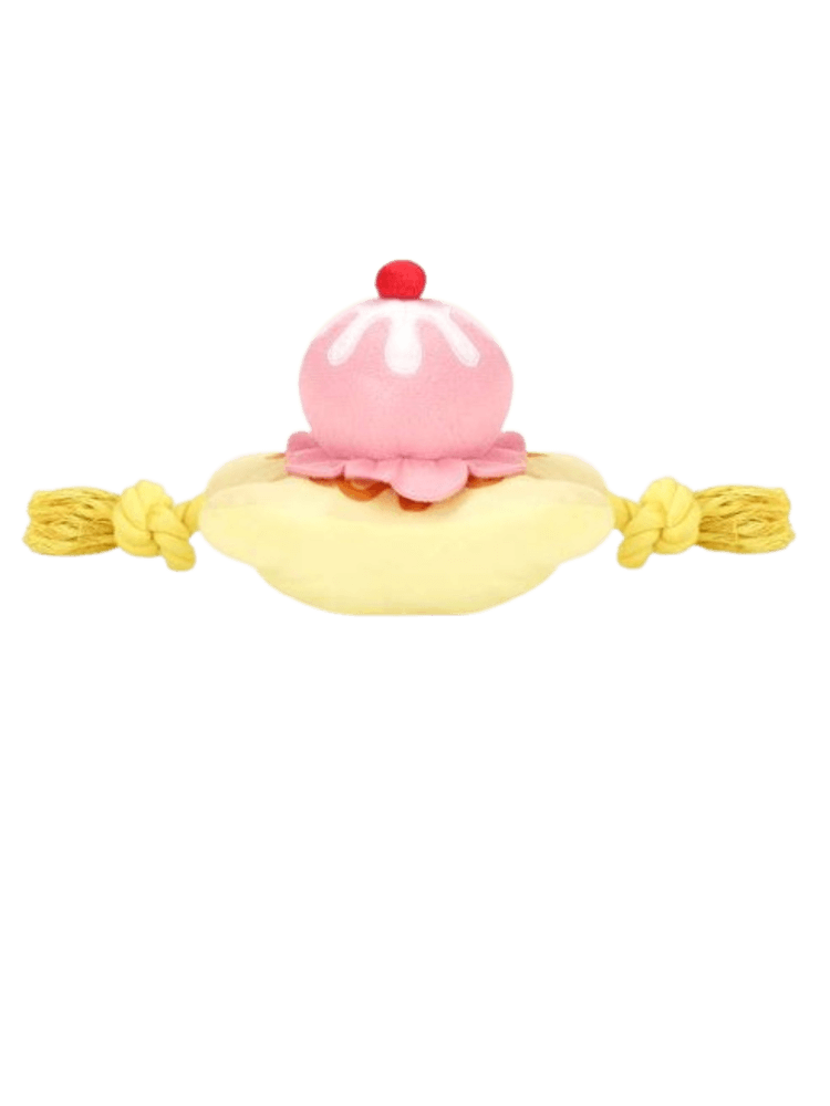 Food Party – Banana Split – Szarpak dla psa, mięciutki z piszczałką