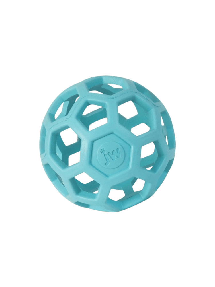 Pet – Hol-ee Roller Small 8,7 cm – Piłka ażurowa błękitna, idealna do chowania smaczków