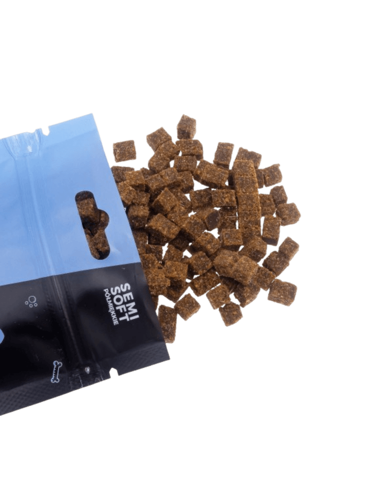 Mięsne Treserki z Kaczki – Żwacz i Poroże MAŁE – 100 g- Wersja SEMI SOFT – półmiękkie