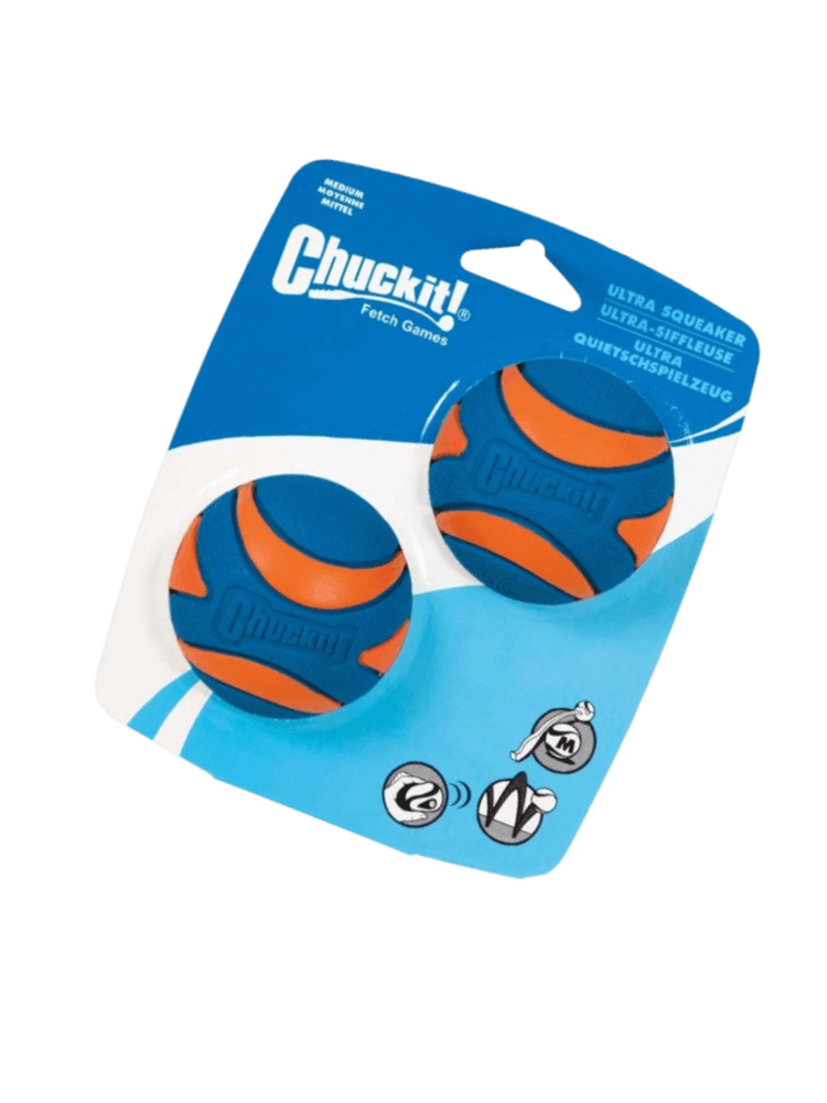 Ultra Squeaker Ball Ultra Piszcząca Piłka dla psa – M (2-pack)