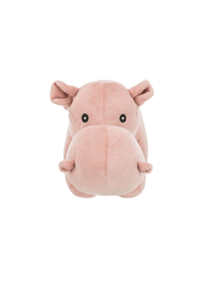 Hipopotam, pluszowa zabawka dla psa z dźwiękiem, 31 cm