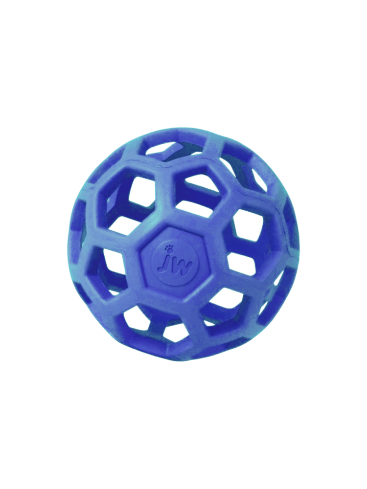 Pet – Hol-ee Roller Small 8,7 cm – Piłka ażurowa niebieska, idealna do chowania smaczków