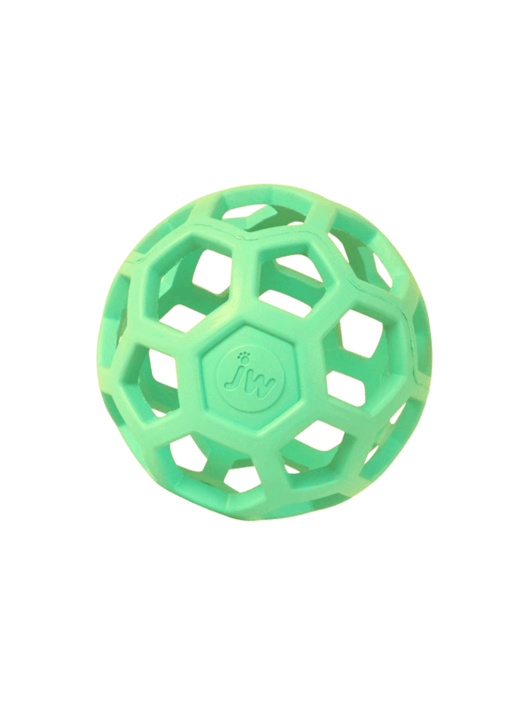 Pet – Hol-ee Roller Small 8,7 cm – Piłka ażurowa zielona, idealna do chowania smaczków