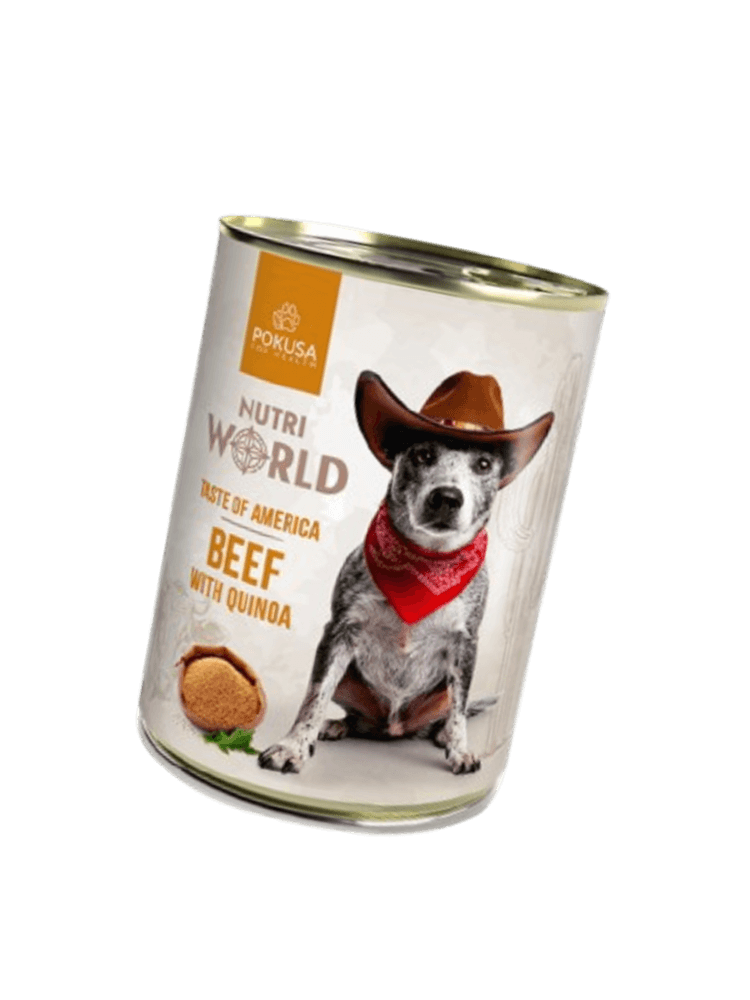 Nutri World –Mokra Karma  Wołowina – inspirowana Smakami Świata – Ameryka Południowa, 400 g