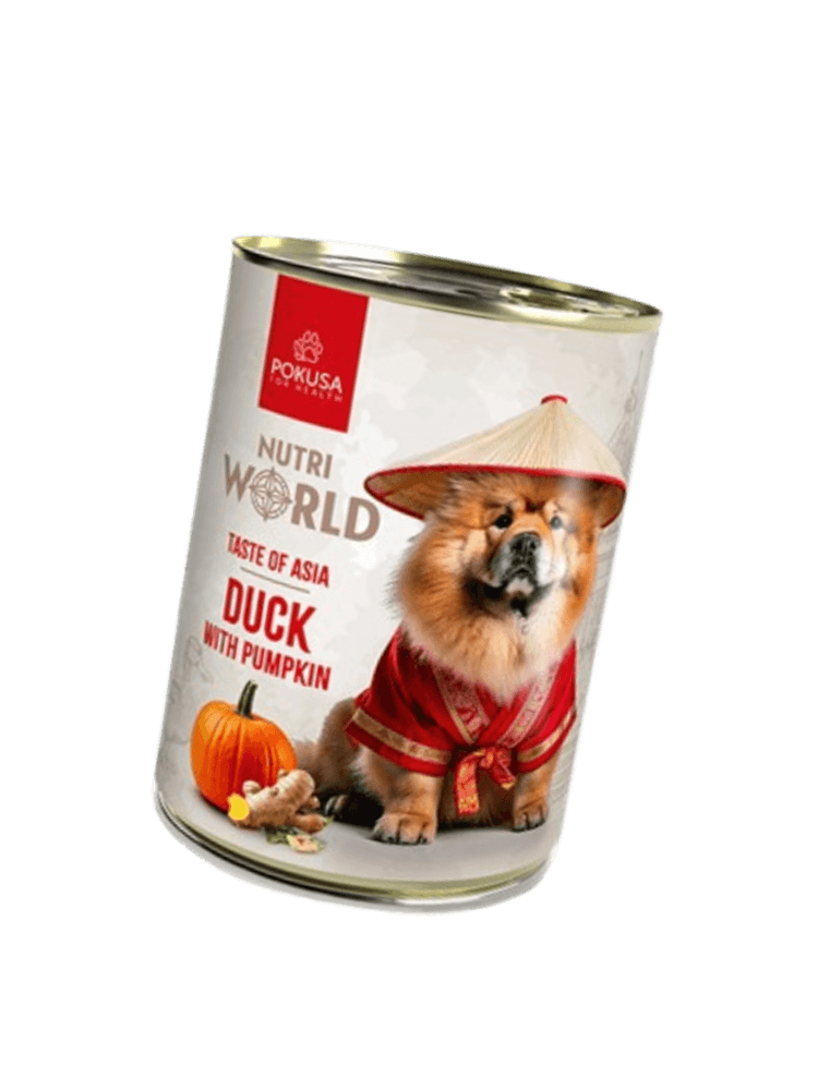 Nutri World –Mokra Karma Kaczka – inspirowana Smakami Świata – Azja, 400 g