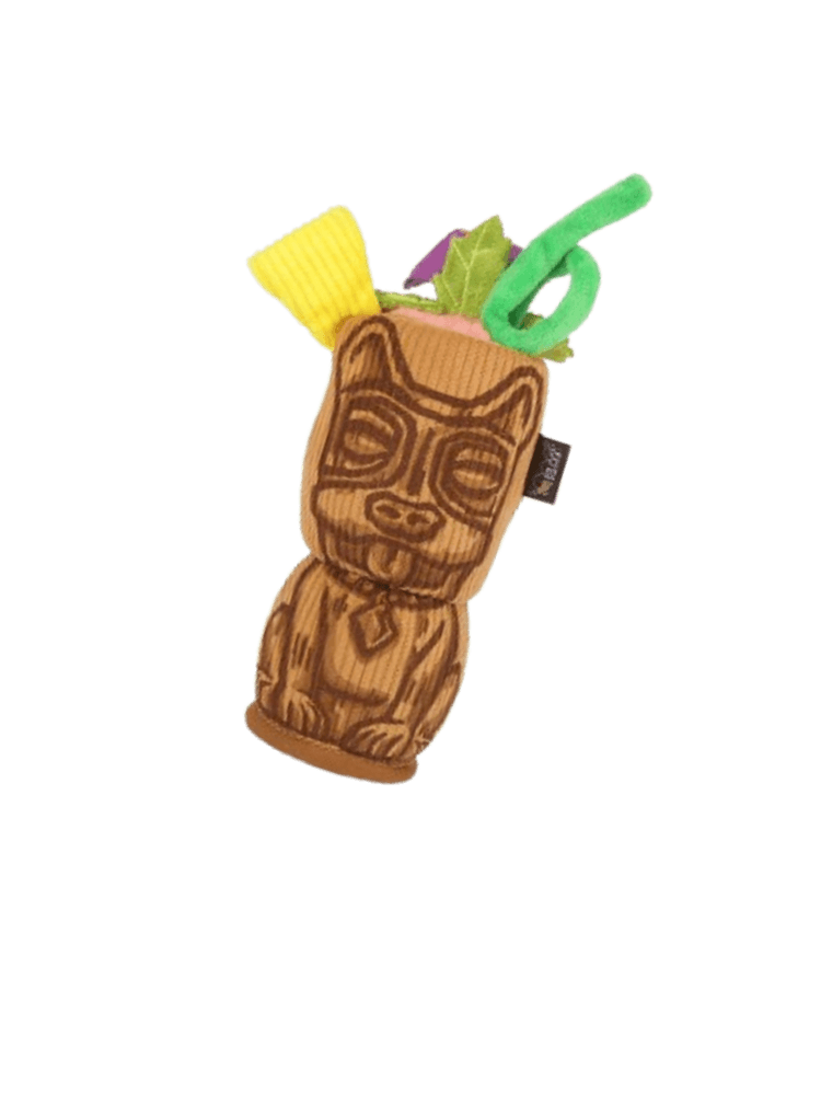 Barktender Tiki Mug – szeleszcząco – piszcząca zabawka dla psa