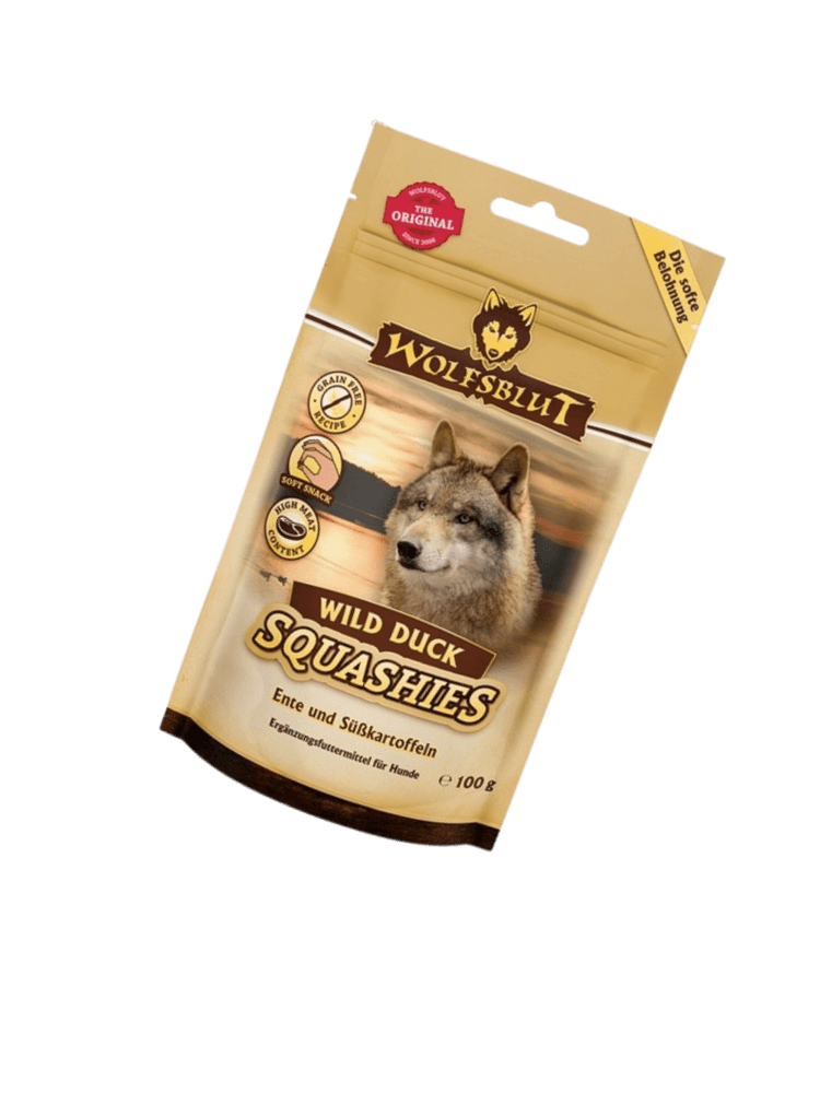 Dog Squashies Wild Duck – kaczka i bataty miękka przekąska dla psa 100 g