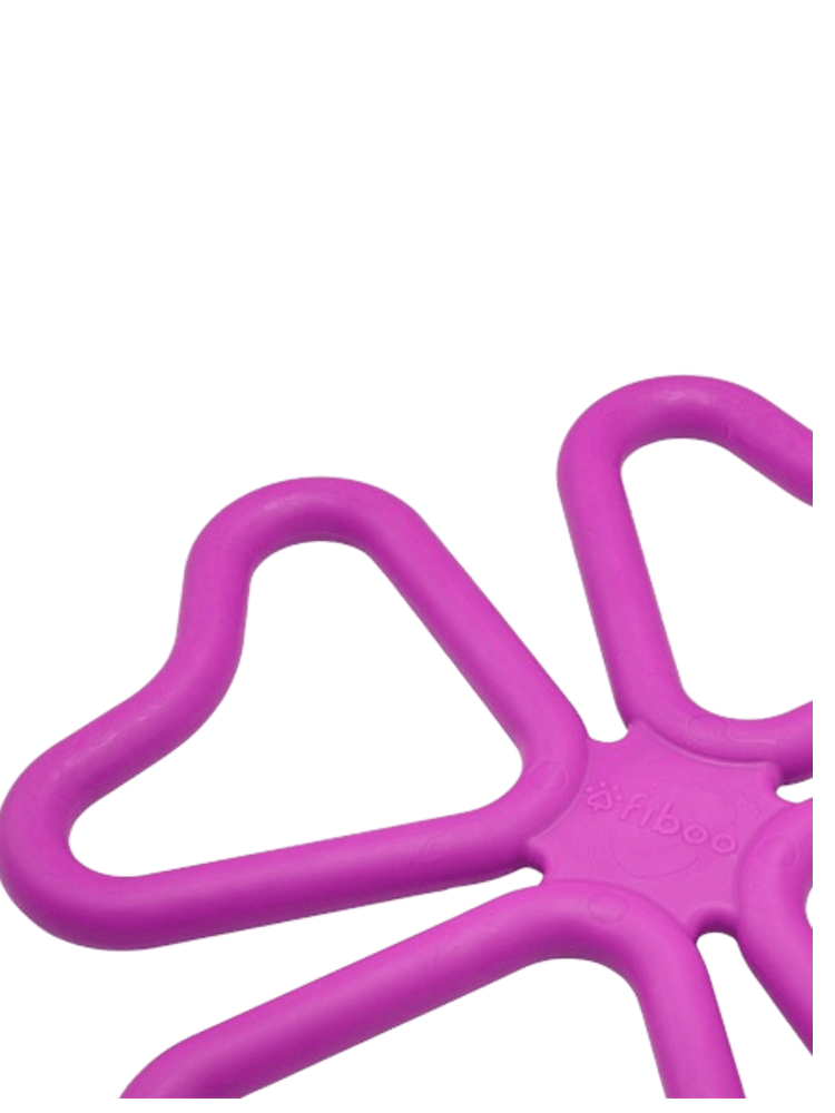 Szarpak FIBSY SOFT, neonowy fiolet, 25 cm x 15 cm