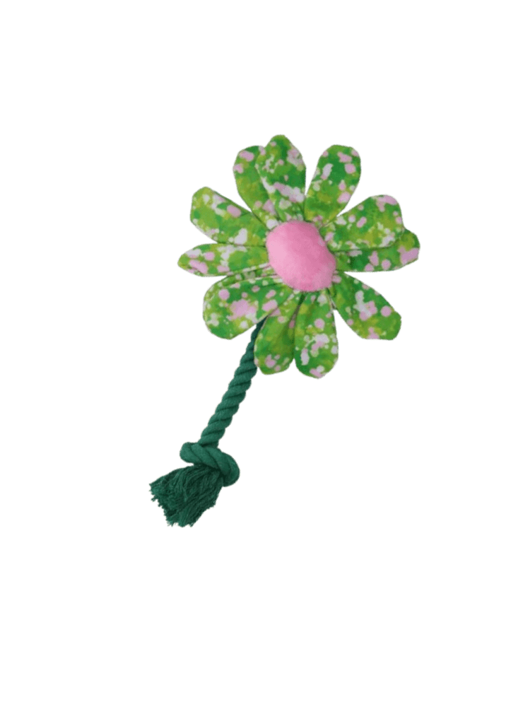 Flower Flower Flower Summer Shrubs S –  Szarpak dla psa Kwiatek rozmiar S