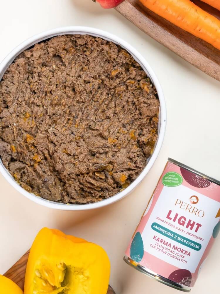 Light Jagnięcina z warzywami – monobiałkowa formuła dla psów dorosłych, 400 g